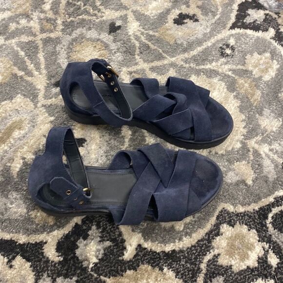 J. Crew Navy Sandals - Picture 4 of 6